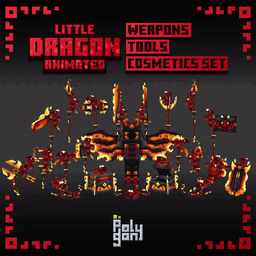 Little Dragon Animated Weapons & Tools Set COMING SOON