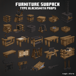 Medieval Furnitures Subpack – Blacksmith