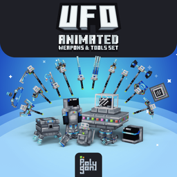 UFO Animated Weapons & Tools Set